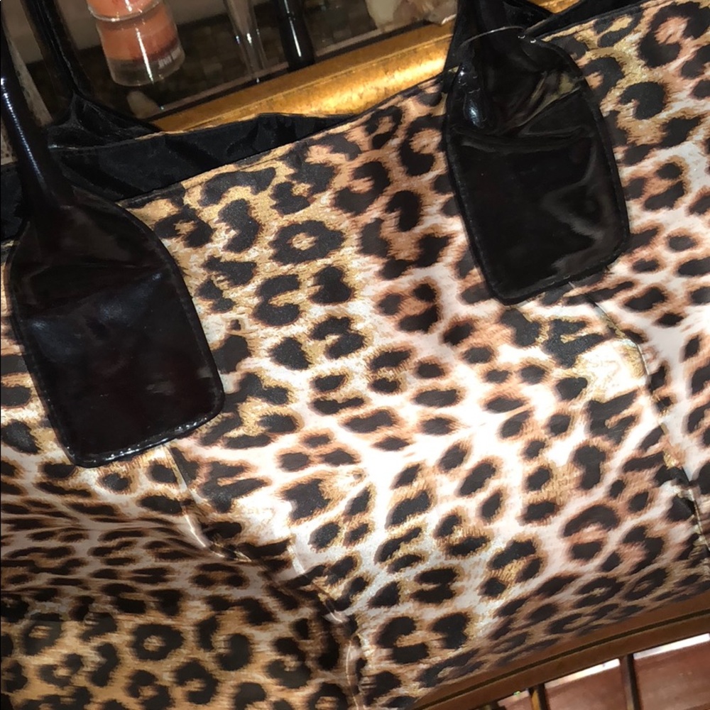 Cheetah print bag